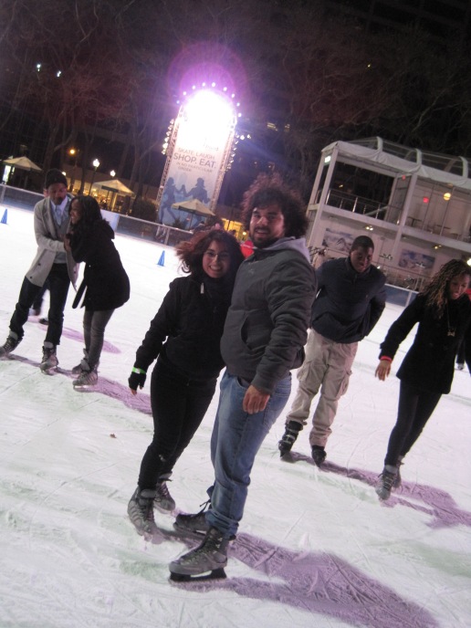 También se puede patinar en hielo