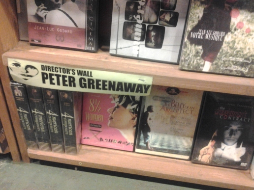 Hasta Peter Greenaway tiene su sección. Cachate esa!